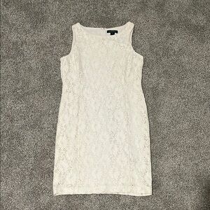 Lauren Ralph Lauren White Lace Sheath Dress
